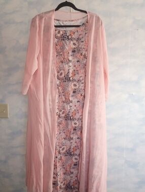 Shortsleevesress With Sheer Overwrap